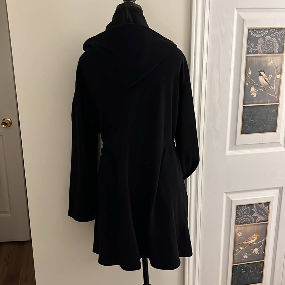 Black Hooded Women's Jacket - Picture 7 of 10
